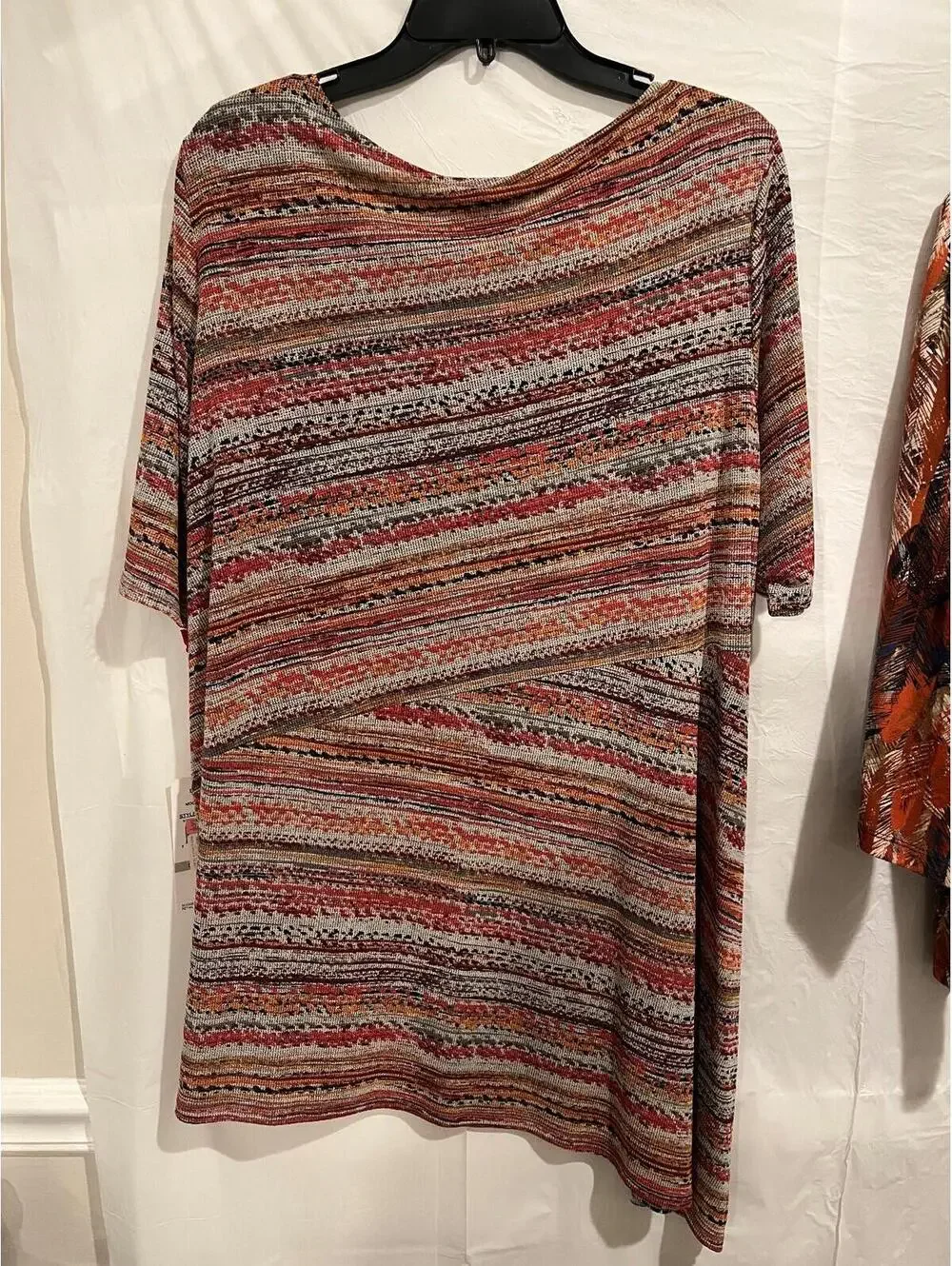 Lot of 2 Ruby Rd. Size 1X Women's Blouse  Feather & Stripe Print Top NWT Size 1X - Picture 3 of 15